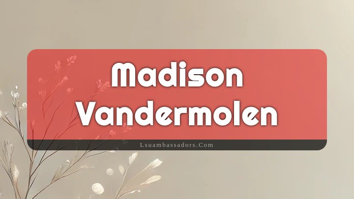 Obituary Reference Image of Madison Vandermolen