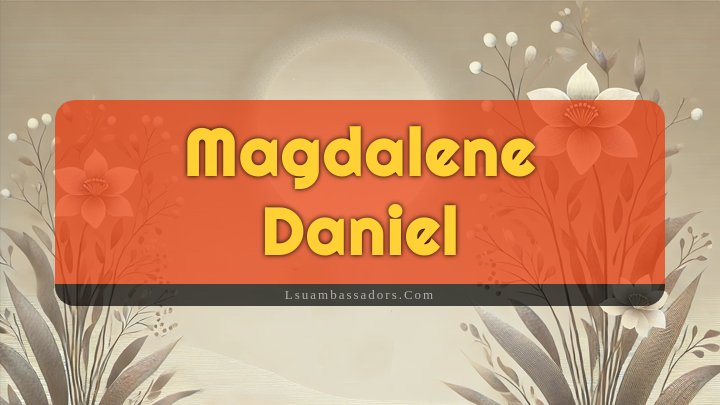 Obituary Reference Image of Magdalene Daniel