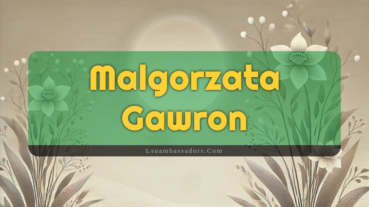 Obituary Reference Image of Malgorzata Gawron