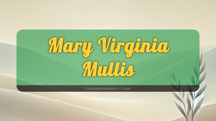 Obituary Reference Image of Mary Virginia Mullis