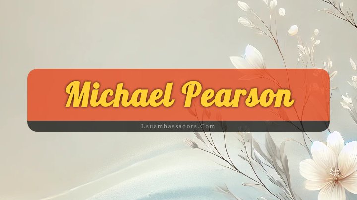 Obituary Reference Image of Michael Pearson