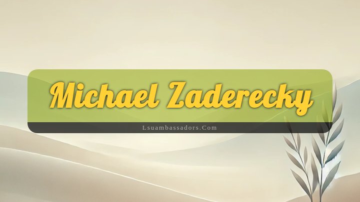 Obituary Reference Image of Michael Zaderecky