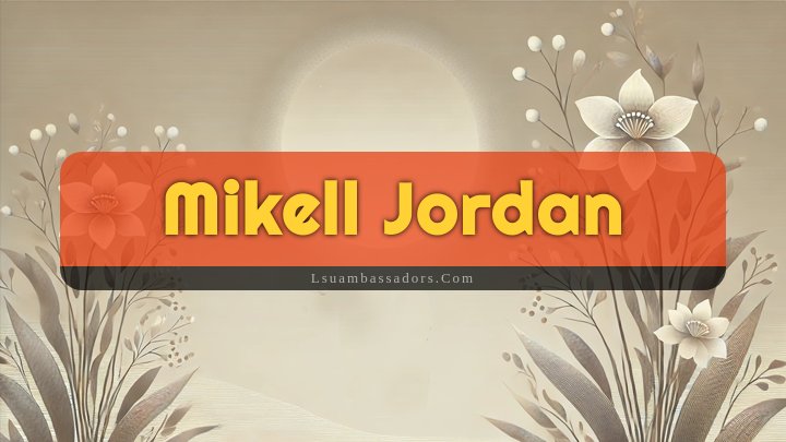 Obituary Reference Image of Mikell Jordan