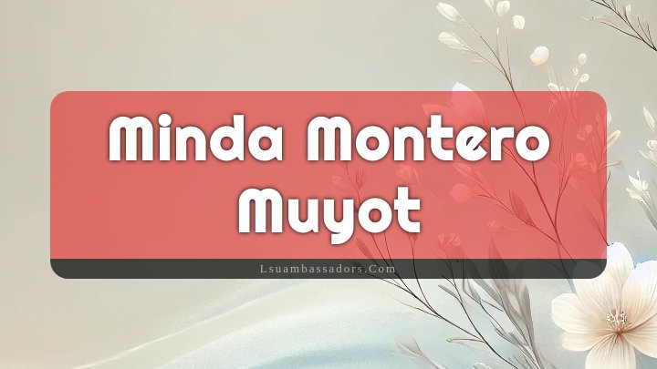 Obituary Reference Image of Minda Montero Muyot