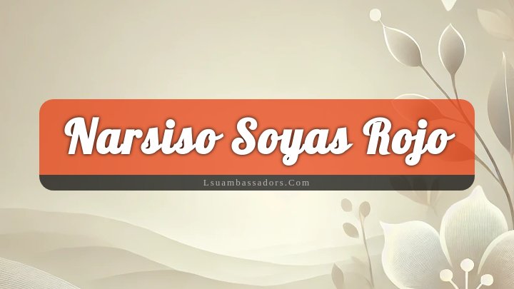 Obituary Reference Image of Narsiso Soyas Rojo