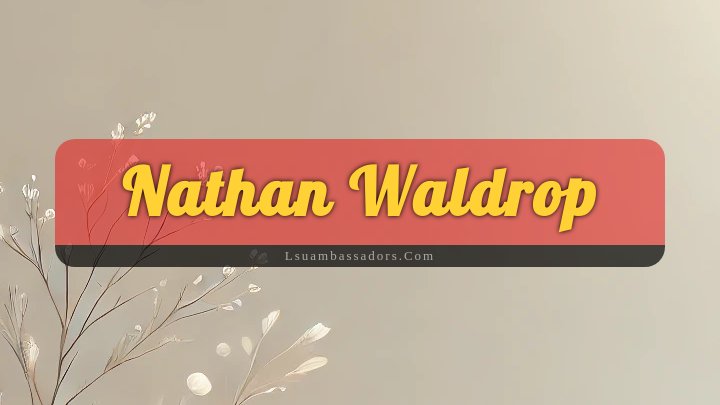 Obituary Reference Image of Nathan Waldrop