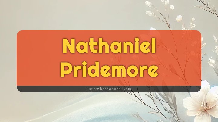 Obituary Reference Image of Nathaniel Pridemore