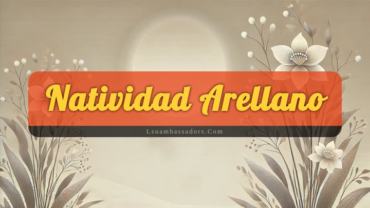 Obituary Reference Image of Natividad Arellano