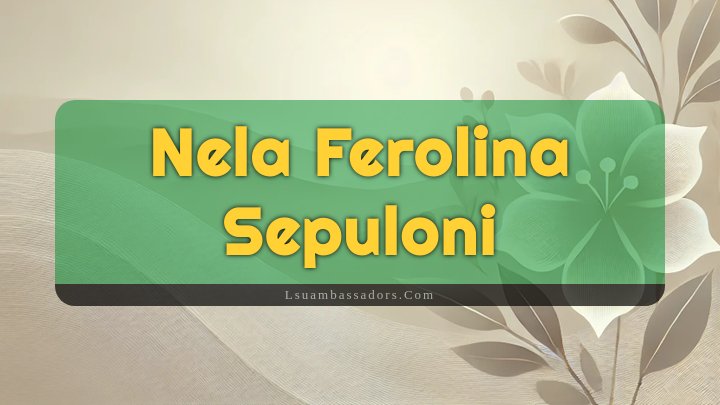 Obituary Reference Image of Nela Ferolina Sepuloni