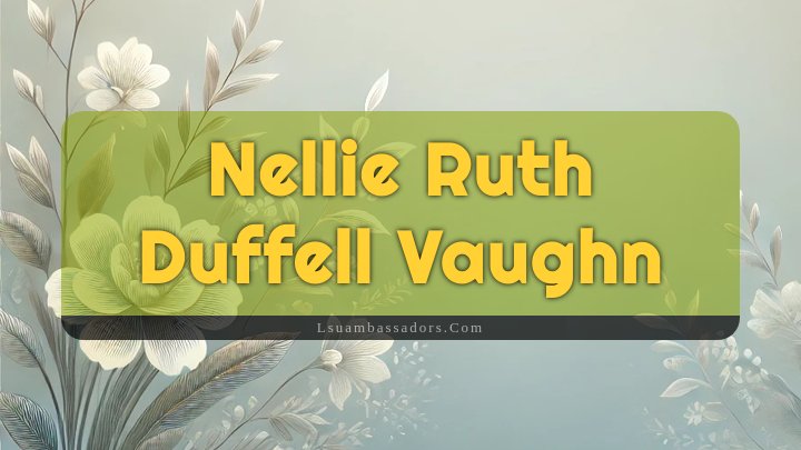 Obituary Reference Image of Nellie Ruth Duffell Vaughn