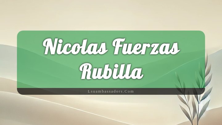 Obituary Reference Image of Nicolas Fuerzas Rubilla