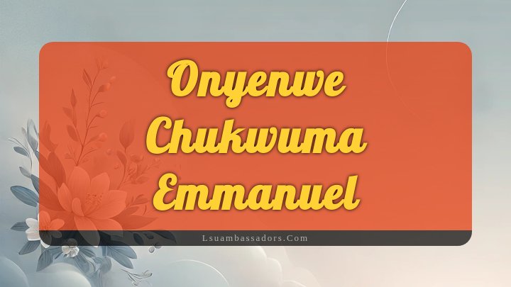 Obituary Reference Image of Onyenwe Chukwuma Emmanuel