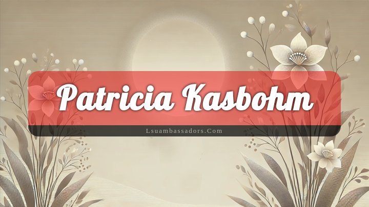 Obituary Reference Image of Patricia Kasbohm