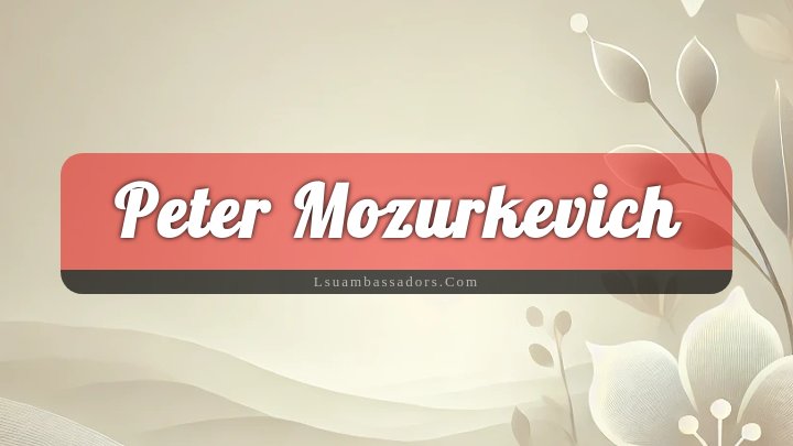 Obituary Reference Image of Peter Mozurkevich