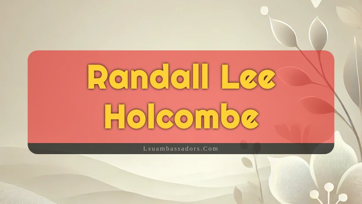 Obituary Reference Image of Randall Lee Holcombe