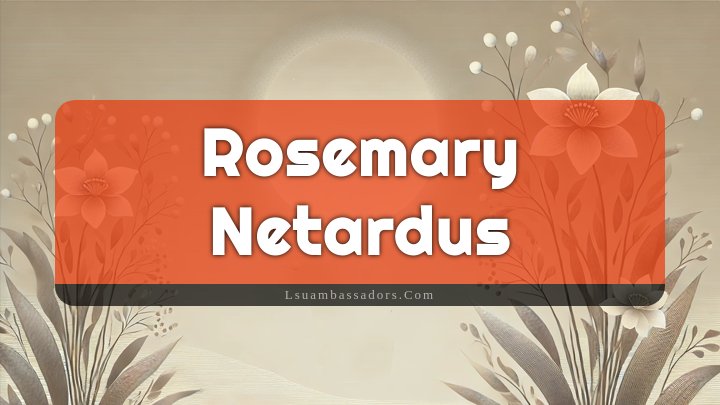 Obituary Reference Image of Rosemary Netardus