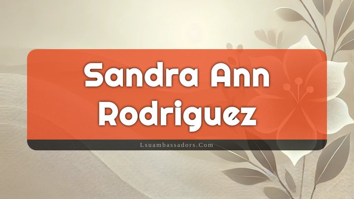 Obituary Reference Image of Sandra Ann Rodriguez