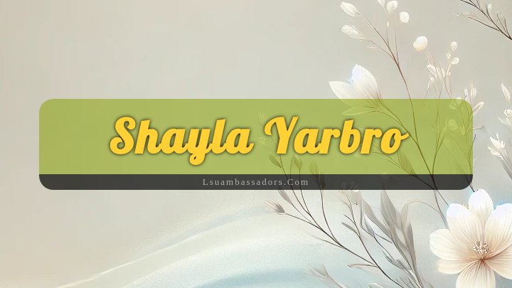 Obituary Reference Image of Shayla Yarbro