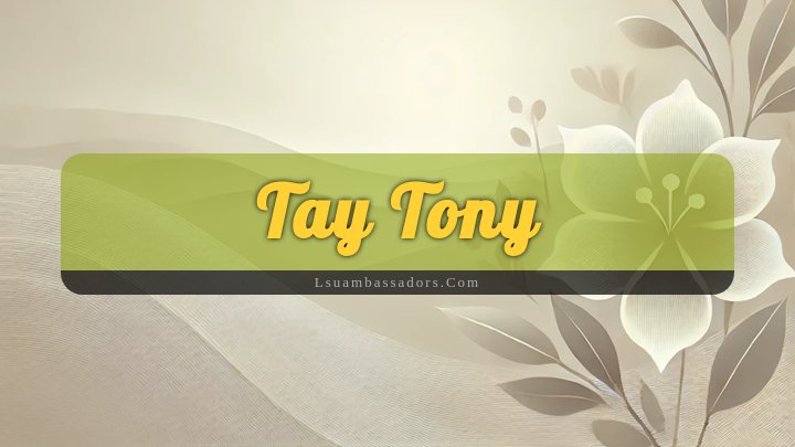 Obituary Reference Image of Tay Tony