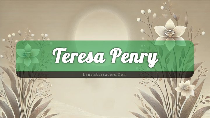 Obituary Reference Image of Teresa Penry