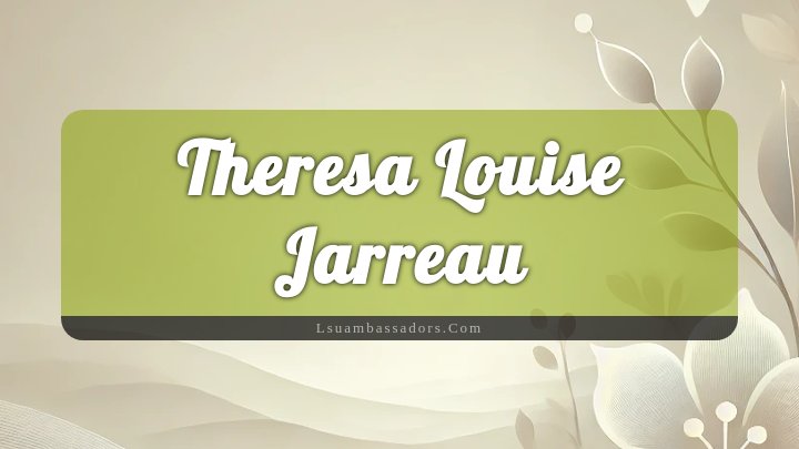 Obituary Reference Image of Theresa Louise Jarreau