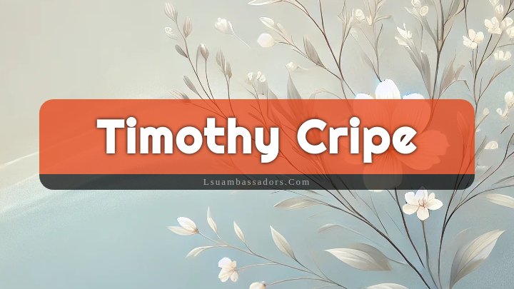 Obituary Reference Image of Timothy Cripe