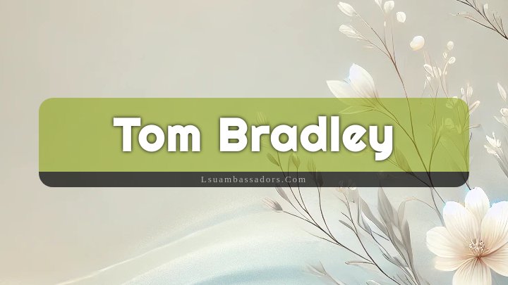 Obituary Reference Image of Tom Bradley