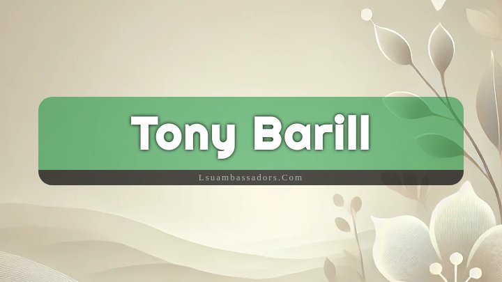 Obituary Reference Image of Tony Barill