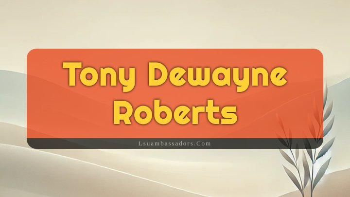 Obituary Reference Image of Tony Dewayne Roberts