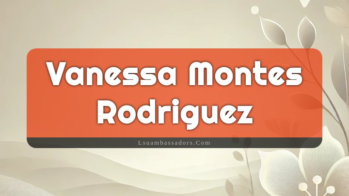 Obituary Reference Image of Vanessa Montes Rodriguez