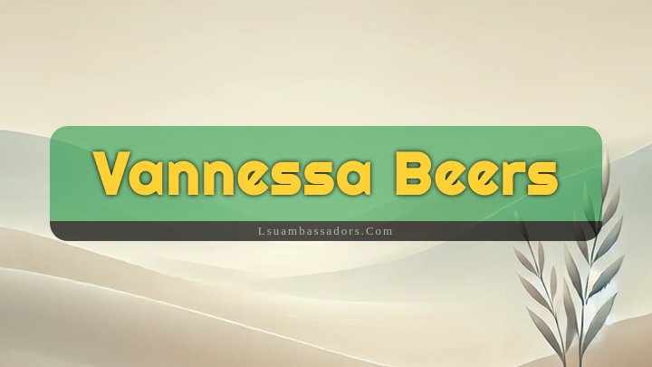 Obituary Reference Image of Vannessa Beers