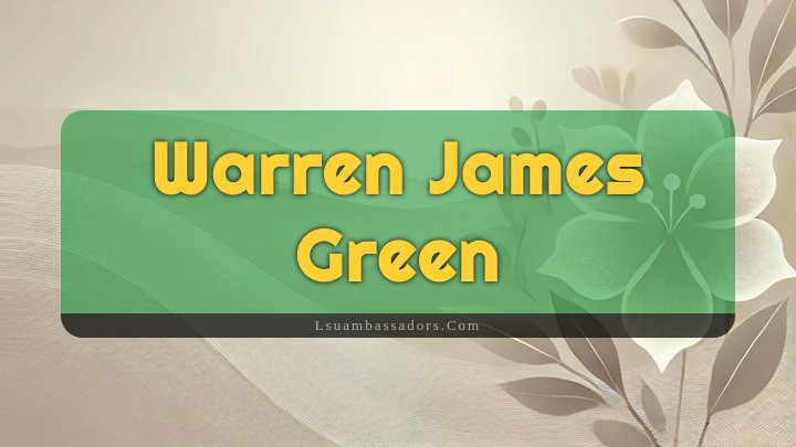 Obituary Reference Image of Warren James Green