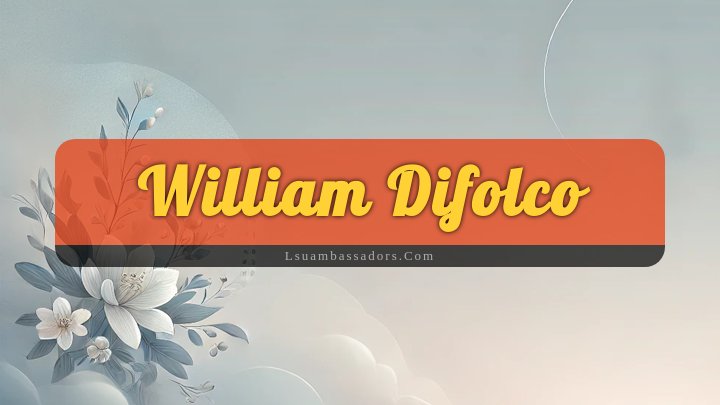 Obituary Reference Image of William Difolco